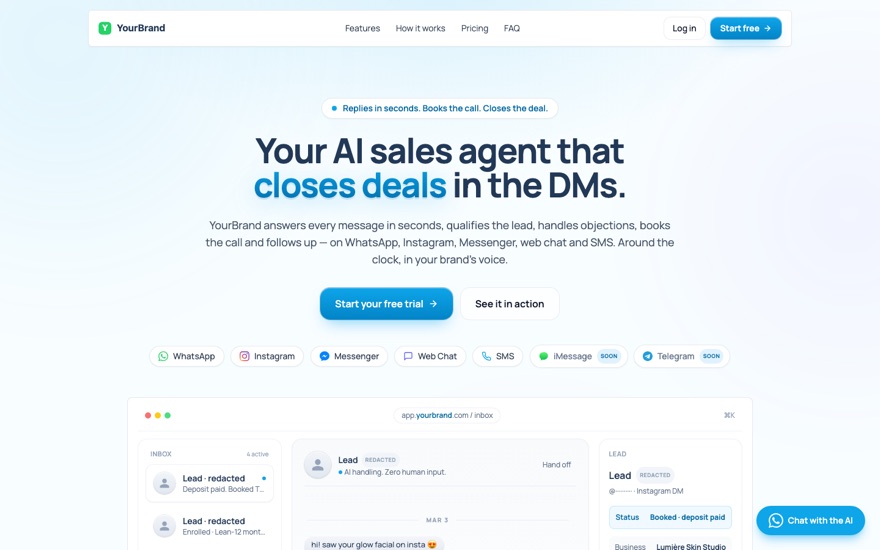 Website template, Tidal design